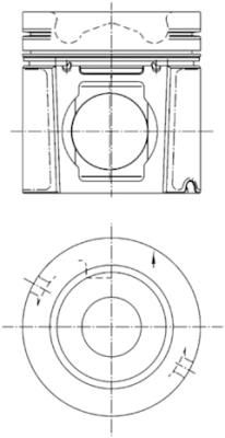 Piston KOLBENSCHMIDT 99374600