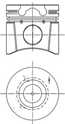 KOLBENSCHMIDT 99418610 Piston