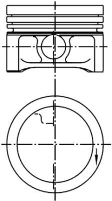 Piston KOLBENSCHMIDT 99455600