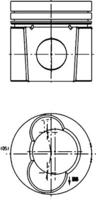 Piston KOLBENSCHMIDT 99484600