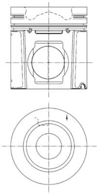 Piston KOLBENSCHMIDT 99496600