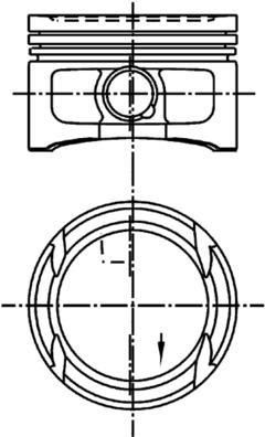Piston KOLBENSCHMIDT 99562600