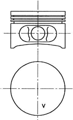 KOLBENSCHMIDT 99646610 Piston
