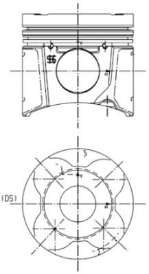 Piston KOLBENSCHMIDT 99662600