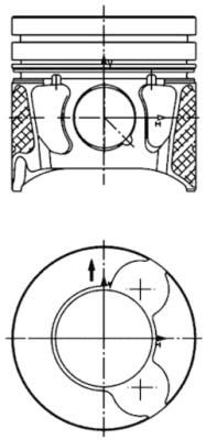 KOLBENSCHMIDT 99700610 Piston