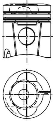 Piston KOLBENSCHMIDT 99701600