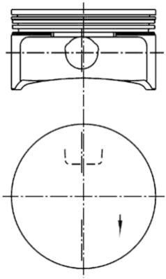 KOLBENSCHMIDT 99741610 Piston