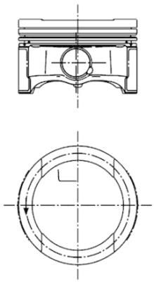 Piston KOLBENSCHMIDT 99792600