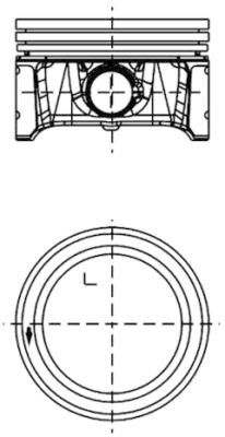KOLBENSCHMIDT 99913600 Piston