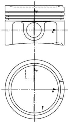 KOLBENSCHMIDT 99933620 Piston
