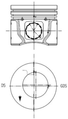 KOLBENSCHMIDT 99963600 Piston
