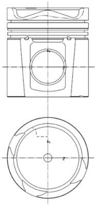 Piston KOLBENSCHMIDT 99985600