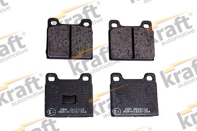 Brake Pad Set, disc brake KRAFT Automotive 6000110
