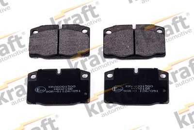 Brake Pad Set, disc brake KRAFT Automotive 6001500