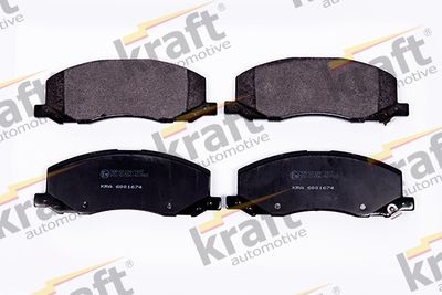 Brake Pad Set, disc brake KRAFT Automotive 6001674