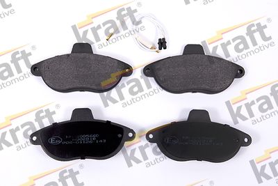 Brake Pad Set, disc brake KRAFT Automotive 6005660