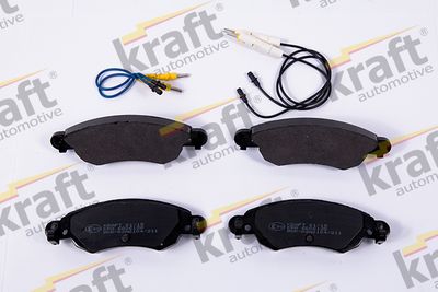 Brake Pad Set, disc brake KRAFT Automotive 6006128