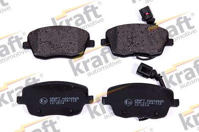 Brake Pad Set, disc brake KRAFT Automotive 6006565