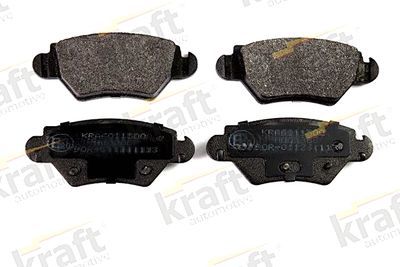 Brake Pad Set, disc brake KRAFT Automotive 6011500