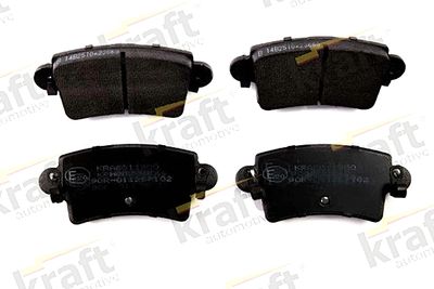 Brake Pad Set, disc brake KRAFT Automotive 6011900