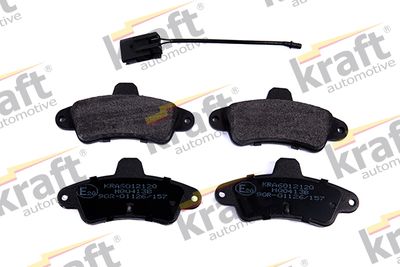 Brake Pad Set, disc brake KRAFT Automotive 6012120