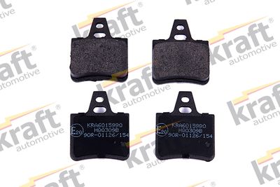 Brake Pad Set, disc brake KRAFT Automotive 6015990