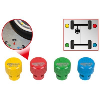 Cap, tyre valve KS TOOLS 100.1185
