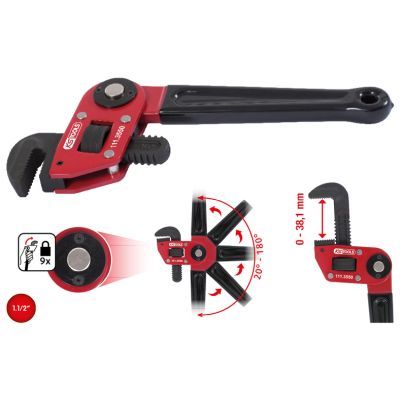 KS TOOLS 111.3550 Pipe Wrench/Water Pump Pliers