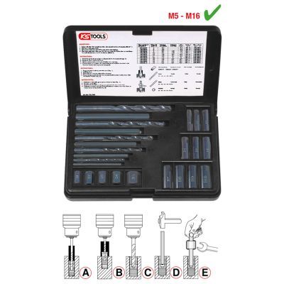 Boring Tool Set, studs KS TOOLS 150.1305
