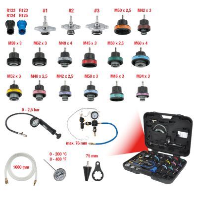 Test Set, cooling system pressure KS TOOLS 150.1930