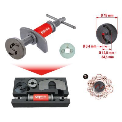 Turn/Reset Tool Set, brake caliper piston KS TOOLS 150.1965