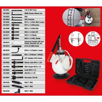 KS TOOLS 150.9105 Filling Device, transmission oil