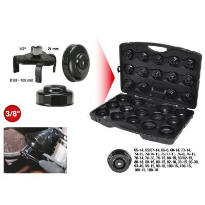 Oil Filter Spanner Set KS TOOLS 150.9350