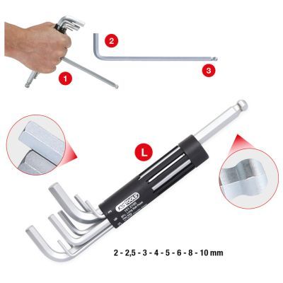 Angled Screwdriver Set KS TOOLS 151.2100