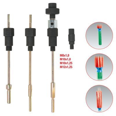 Reamer set, glow plugs KS TOOLS 152.1120