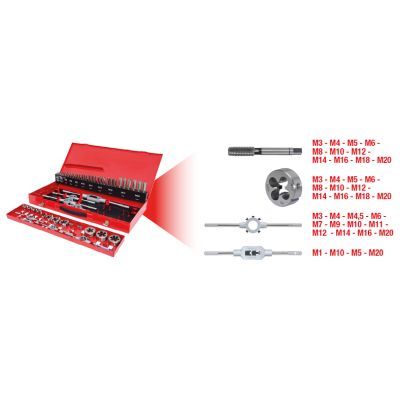 Thread Cutter Set KS TOOLS 331.0654