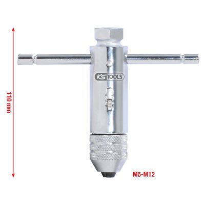 Ratchet Holder, thread tap KS TOOLS 331.0665