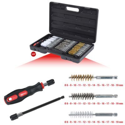 KS TOOLS 340.0010 Cleaning Brush Set