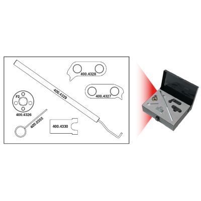 Adjustment Tool Kit, valve timing KS TOOLS 400.4325