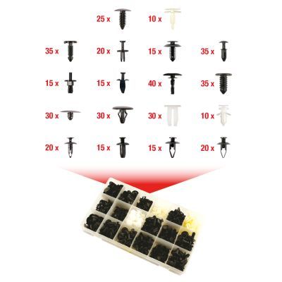 Retaining Clip Set, body KS TOOLS 420.0250