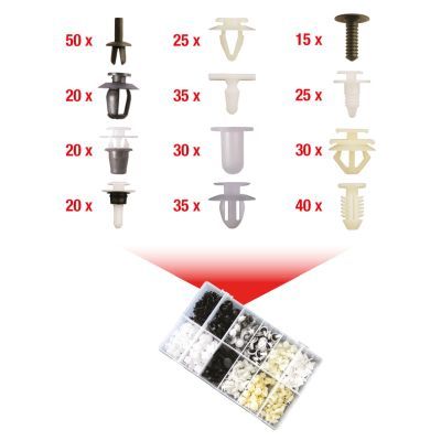 Retaining Clip Set, body KS TOOLS 420.0650