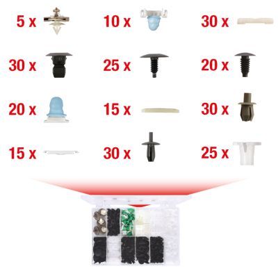 Retaining Clip Set, body KS TOOLS 420.0850
