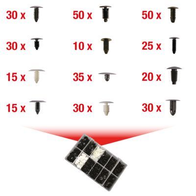KS TOOLS 420.0900 Retaining Clip Set, body