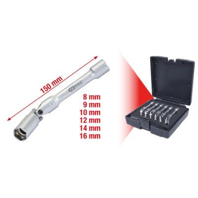 Set of Socket Wrench Inserts, glow plug KS TOOLS 500.7320