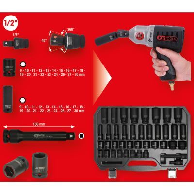 Power Socket Set KS TOOLS 515.0065