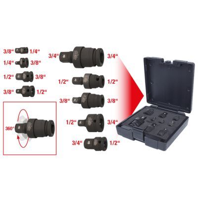 Increasing/Reducing Adapter Set, ratchet KS TOOLS 515.0100
