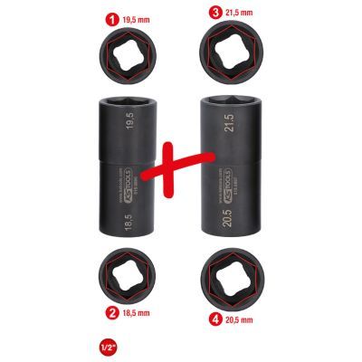 KS TOOLS 515.0895 Power Socket Set