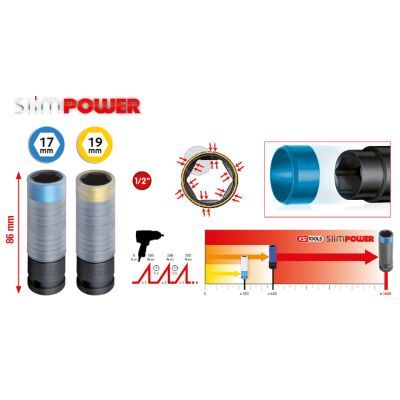 Power Socket Set KS TOOLS 515.0989