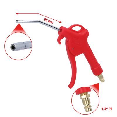 Brush/Nozzle Set, suction/blast gun KS TOOLS 515.1902