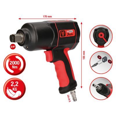 KS TOOLS 515.3400 Impact Wrench (compressed air)
